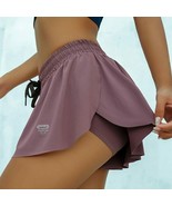 Summer Running Shorts Women 2 In 1 Marathon Quick Dry Shorts Gym Loose  - $28.97 CAD+