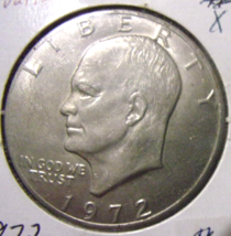 1972 Eisenhower Dollar - Var. 1 - EF - £2.41 GBP