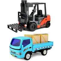Click N&#39; Play Forklift &amp; Truck Play Set | Toy Truck Machines, Farm/Construction  - £30.04 GBP