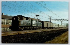 Penn Central GG-1 No. 4908 Races Eastbound At Port Chester NY  Postcard D35 - $3.95