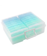 Photo Storage Box for 1600 Pictures BLUE Organizer Acid-Free Cases Keepe... - £23.70 GBP