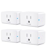 Govee Smart Plug, WiFi Bluetooth Outlets 4 Pack Work with Alexa and Google - £35.37 GBP