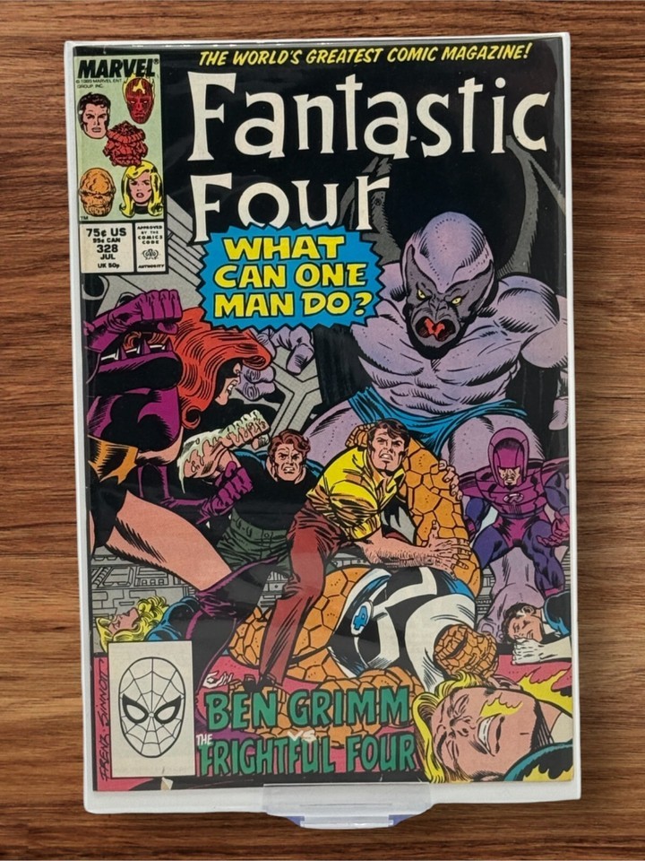 Fantastic Four 328 Marvel Comics 1989 Ben Grimm Frightful Four Appearance - $4.99