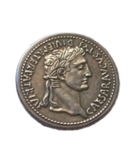 Medaglia imperiale romana - Imperatore Augusto e insegne militari commem... - $18.55 CAD