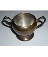 F B Rogers Silver On Copper Sugar Bowl Vintage 1085 - $20.54 CAD