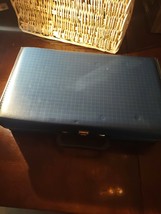 24 Slot Cassette Briefcase Carrying Case Black Vintage Cute-SHIPS N 24 H... - $49.38