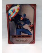 Foil Captain America Marvel Recharge Trading Card 154/250 - $19.30 CAD