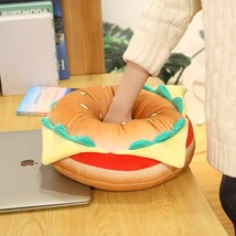 Simulation Hamburger Plush Toys Creative Food Bread Pillow for Girls Sofa Chair  - £26.87 GBP