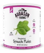 Augason Farms Dehydrated Spinach Flakes #10 Cans Emergency Prep Veggie, ... - £23.17 GBP