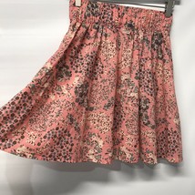 H&amp;M Skirt A Line 100% Cotton Floral Elastic Waist SZ XS - £12.66 GBP