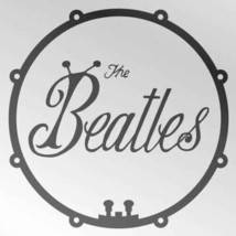 BEATLES bug logo &amp; drum FRIDGE MAGNET official merchandise SEALED - $6.21