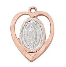 OUR LADY OF GUADALUPE ROSE GOLD NECKLACE - £26.33 GBP