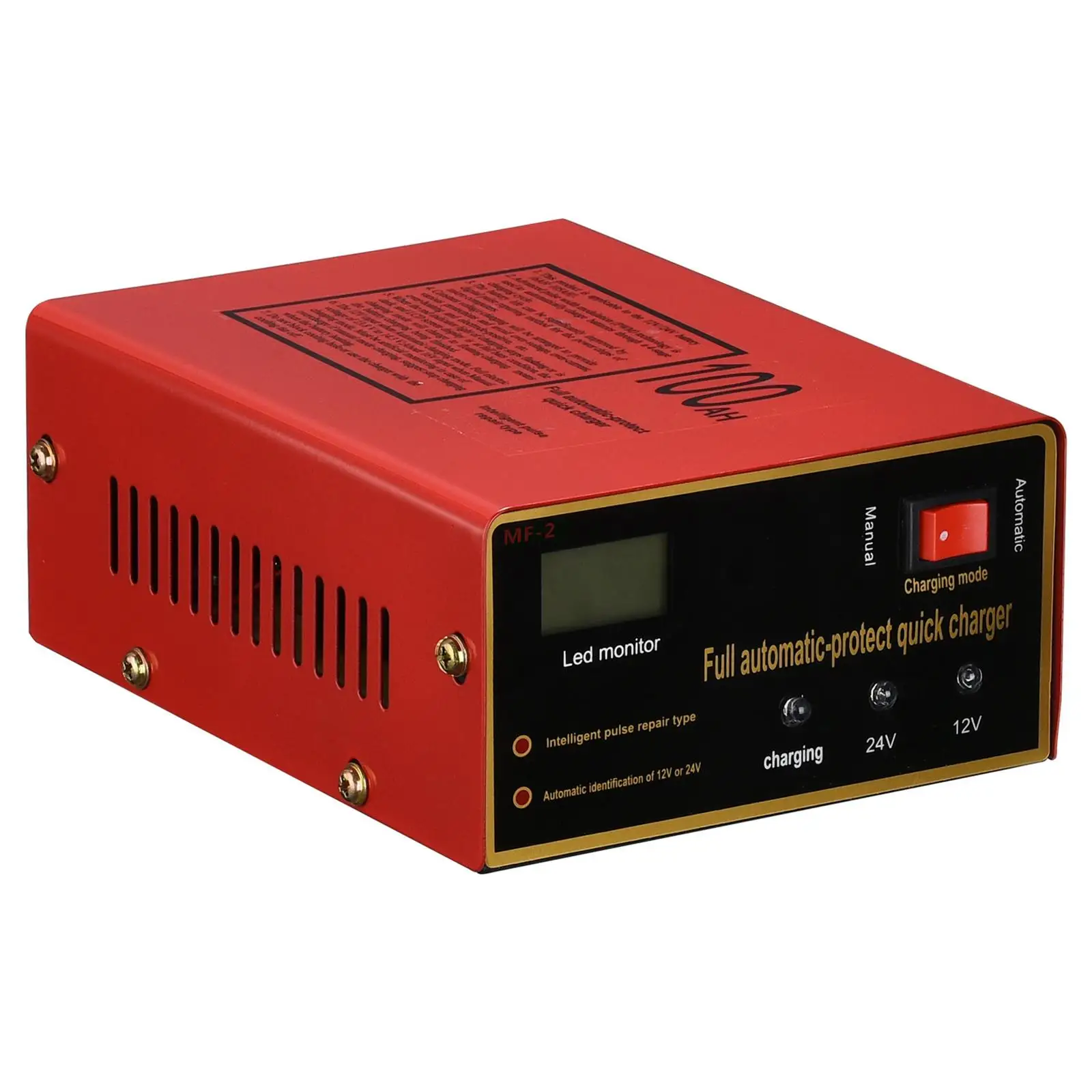Auto Battery Charger, 12V/24V Pulse Repair 10A Automatic Battery Desulfator fo - £37.12 GBP