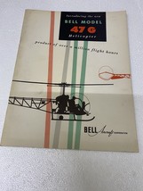 introducing the new bell model 47g helicopter booklet Marketing Sales Book - £66.18 GBP