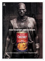 Campbell&#39;s Chunky Beef Soup Matt Hasselbeck NFL 2006 Full-Page Print Magazine Ad - £7.60 GBP