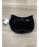 Baggallini Modern Everywhere Hobo Bag Crossbody Black Purse Velvet NO STRAP - $29.69