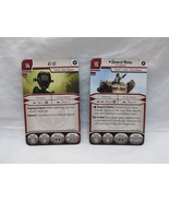 (2) Star Wars Imperial Assault General Weiss Villain Pack Cards - $27.79 CAD