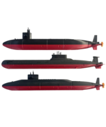 3-Pack Submarine Models – Typhoon-Class, Lafayette-Class, and Sturgeon-C... - $1,472.66 MXN
