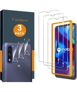 3 3 PACK Designed for Motorola Moto G Pure Screen Protector Tempered Gla... - $14.26