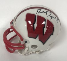Ron Dayne Signed Autographed Wisconsin Badgers Mini Football Helmet - Adelman Co - £55.46 GBP