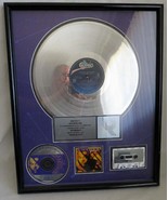 LUTHER VANDROSS Power Of Love Platinum Record Award RIAA Hologram RARE - $2,037.43 CAD
