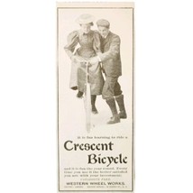 Crescent Bicycle Western Wheel Works 1897 Advertisement Victorian Bikes ... - $27.64 CAD