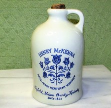 Henry Mc Kenna Kentucky Whiskey Jug 4/5 Quart Ceramic Crock With Cork Vintage - £27.60 GBP