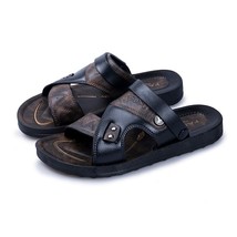 Lightweight Men&#39;s Sandals Outdoor Beach Slip On Footwear Men Summer Casual Shoes - £28.63 GBP
