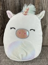 SquishMallows Unicorn 9" White Kelly Toys #N077 - $9.89