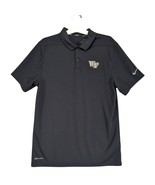 Nike Wake Forest University Men&#39;s S Polo Shirt, Black Dri-Fit Performanc... - $36.67 CAD