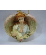 Angel with Lamb Christmas Holiday Ornament Decoration Gift Heart Wings R... - $234.87 MXN