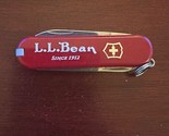 L.L. Bean Red Discontinued Victorinox Classic SD Swiss Army Knife, EDC, Key - $26.79