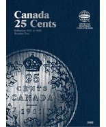 Canada 25 Cents No. 2 1911-1952, Whitman Coin Folder - $11.99