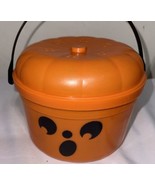 McDonalds Halloween orange pumpkin Happy Meal bucket pail &amp; lid McBoo 19... - $29.70