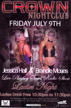 Jessica Hall, Brandie Moses At Crown Nightclub Rio Hotel Las Vegas Promo Card - $3.95