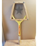 Vtg Spalding Rosemary Casals Tournament Tennis Racquet with Wood Cover H... - £11.94 GBP
