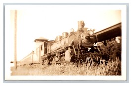 LOT of 20 Vtg 1940s 1950s Trains Railroad Locomotive B&amp;W Snapshot Photos S14 - £42.77 GBP