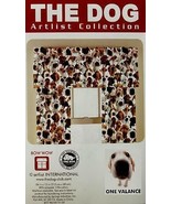 ARTLIST THE DOG BOW WOW VALANCE WINDOW TREATMENT NEW - €23,95 EUR
