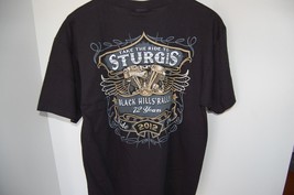 Sturgis Black Hills Rally 2012 Mens Large From Black Hot Leathers New With Tags - £13.10 GBP