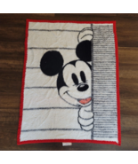 Vintage Biederlack Baby/Toddler Mickey Mouse Acrylic Blanket made in USA - £38.65 GBP