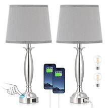 Bedrooms Touch Control Bedside Lamp With Usb C+A, 3 Way Dimmable Nightstand Lamp - $118.99