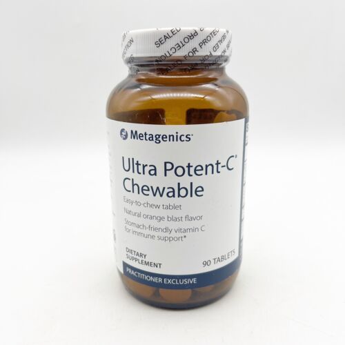 Metagenics Ultra Potent-C Chewable Immune & Antioxidant 90 Tablets Exp 4/25 - $65.00