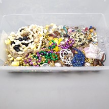 2 lb. Crafting Jewelry Lot, Parts, Harvest, Repurpose, Recycle, Craft Great Gift - £30.60 GBP