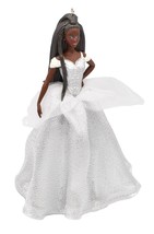 Hallmark Christmas Ornament 2021 Black Holiday Barbie Doll - £19.45 GBP
