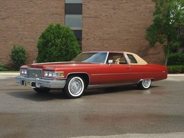 1976 Cadillac Coupe DeVille | POSTER 24 X 36 INCH | Vintage classic - £17.92 GBP