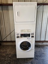 SPEED QUEEN ELECTRIC STACK WASHER DRYER MODEL:SWFT71WN SERIAL NO:0911004... - $2,673.00