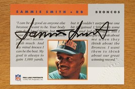 1992 Pro Line Portraits Football Autograph #127 Sammie Smith AUTO Denver Broncos - £10.28 GBP