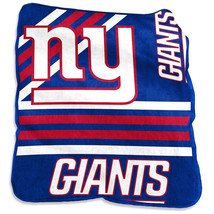 New York Giants 50&quot; by 60&quot; Plush Raschel Throw Blanket - NFL - €24,26 EUR