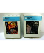 VTG Lot Of 2 - 8 Track Tapes UNTESTED AS IS - NEIL DIAMOND Moods THE GOL... - £7.66 GBP