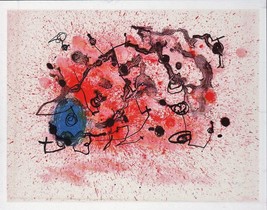 MIRÓ Lithograph w/COA. #UniqueGift 1975 Joan Miró litógrafo. Limited Edition ART - £136.29 GBP